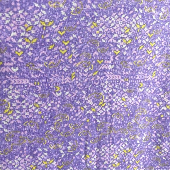 Lularoe Irma Womens Tunic T Shirt High Low Mandala Floral Purple XXS NEW - Picture 7 of 13
